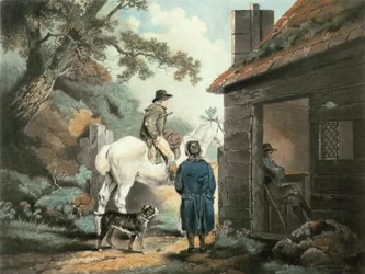 Das Mauttor, graviert von William Ward (1766-1826), veröffentlicht von James Linnell, 1806